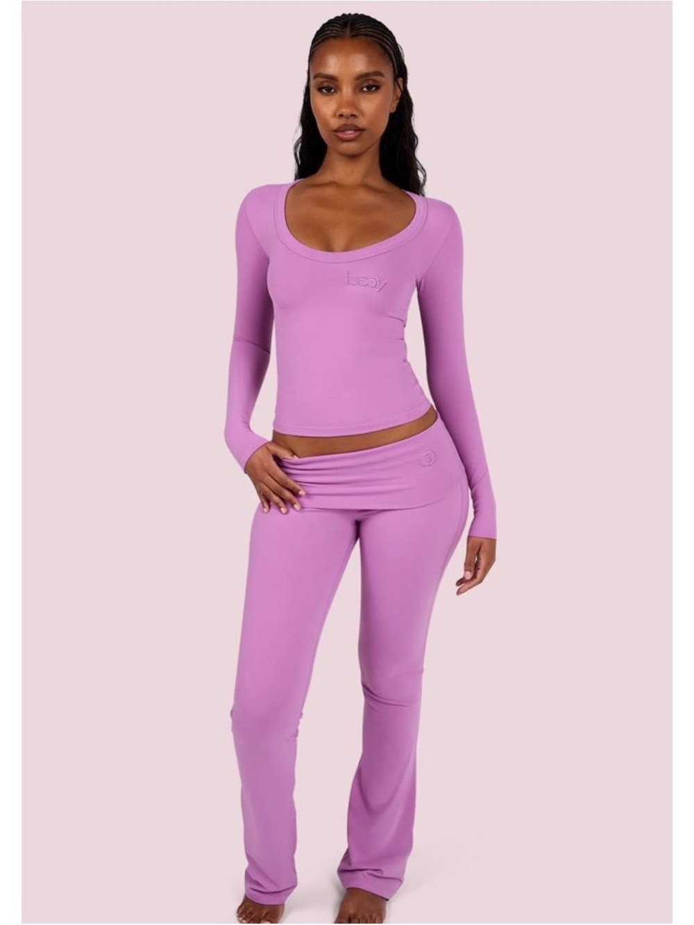 Body by raven Tracy yoga foldover leggings